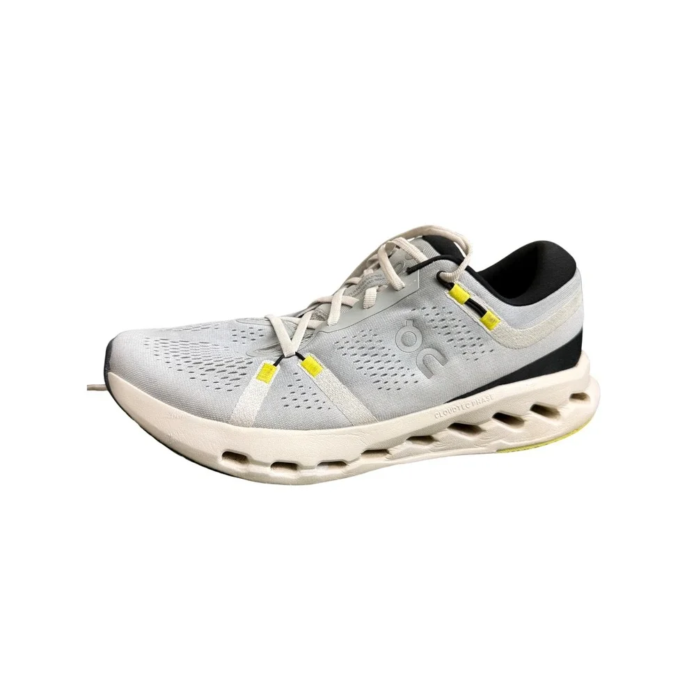 On Running Cloudsurfer 2 Mens Glacier Ivory Running Shoes 3MF10123205 Size 11